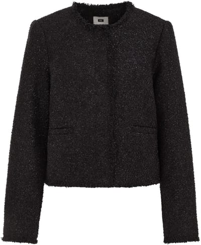 WE Fashion Dames bouclé blazer