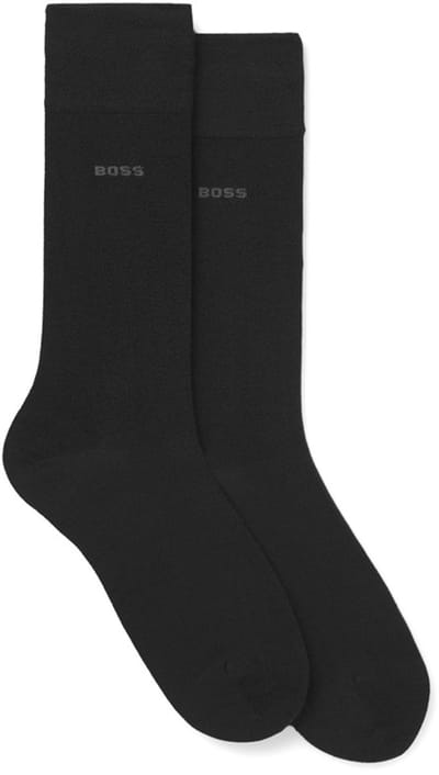 Hugo Boss heren BOSS 2P sokken zwart