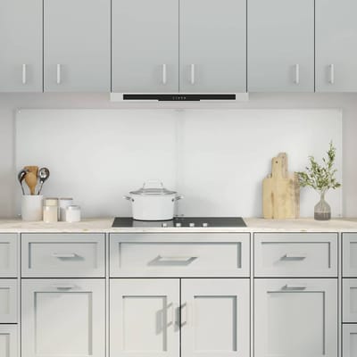 vidaXL - Keukenachterwand - 2 - st - Doorzichtig - 90 - x - 60 - cm - gehard - glas