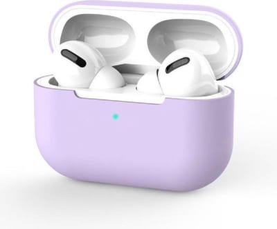 Siliconen Case Cover - Geschikt voor AirPods Pro - Kleur Paars