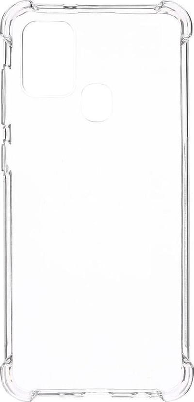 Shop4 - Samsung Galaxy A21s Hoesje - Zachte Back Case Transparant