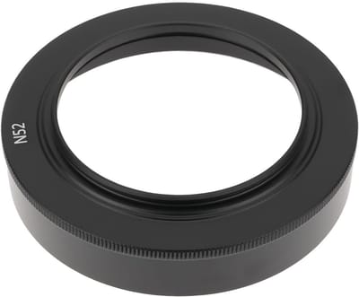 Dailygoods- Cameralenskap 52mm - Compatibel met Nikkor Z 40mm f/2 S/Z 28mm f/2.8 SE - Lichtgewicht - Duurzaam - Bajonetbevestiging - Bescherming tegen krassen en verblinding - Lenskap