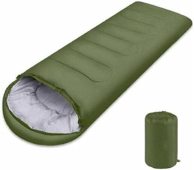 Outdoor Slaapzak - Kampeerzak - 3 Seizoenen - Lichtgewicht Envelop - 180x75cm - Groen