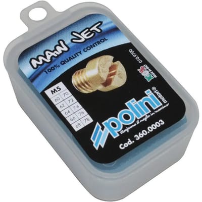 Gicleur principal de carburateur POLINI pour mobylette Dellorto SHA 360.0003 60 à 78