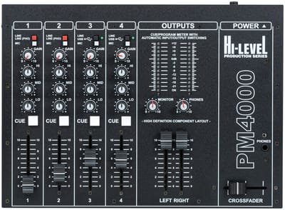 Hi-Level PM4000 USB - DJ Mixer