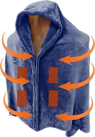 Elektrische Deken - Warme Plaid - Ontspannen Thuis - Machinewasbaar Flanel - 150x80cm