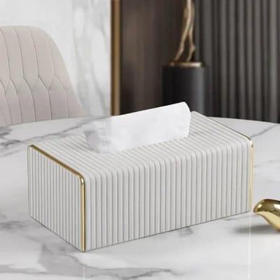 Huisdecoratie Luxe Europese Stijl Tissuebox, Hoogwaardige Lederen Tissuehouder, Hotel Woonkamer Huisdecoratie Tissueboxen