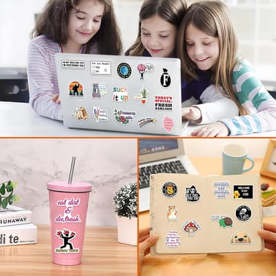 Ronte - PVC stickers set graffiti cartoon skateboard auto telefoonhoes - waterdicht - cool - tieners - volwassenen - jongens - meisjes - 100 stuks