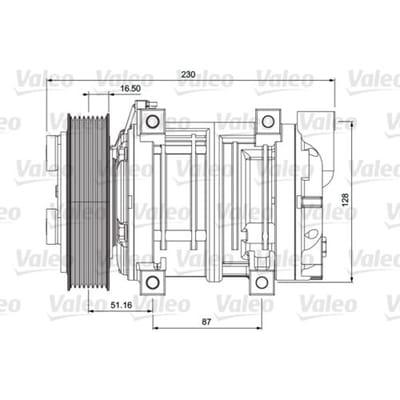 Airco-compressor VALEO 716658