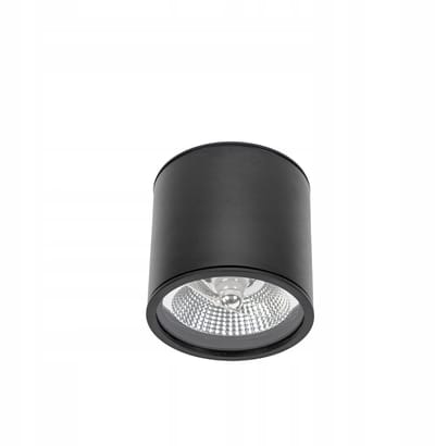 Zwarte AR111 GU10 Plaspot 120x115mm IP65
