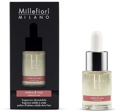 Millefiori Ambra & Rosa - Geruverspreider - 15 ml - Amber, Leer, Oranje, Roze, Witte muskus