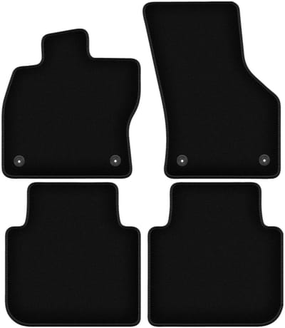 BASIC zwarte veloursmatten voor: Seat Tarraco crossover (2018-)