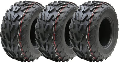 16x8.00-7 Quad-banden voor terreinvoertuigen, 4-laags, Wanda P329, met E-keur, goedgekeurd voor de openbare weg, 80 kg (set van 3)