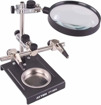 Verstelbare Mechanische Arm met Vergrootglas voor Hobby en Solderen
