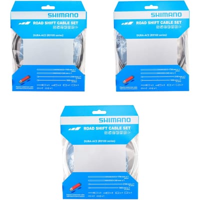 Kabelsets en schakelkappen met polymeercoating Shimano