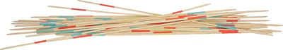 Reuzen Mikado Spel - Houten Stokjes Spel - Buiten Spelen - Bevordert Behendigheid - 90cm Stokken - Meerkleurig