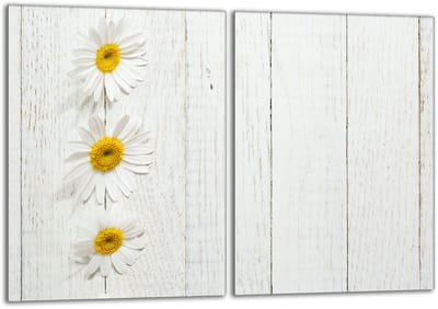 TMK ArtDeko - Beschermplaat - Glas - 40x52 - Houtdesign