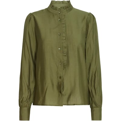 Vrouwenblouse van viscose en polyester Ichi Karlani
