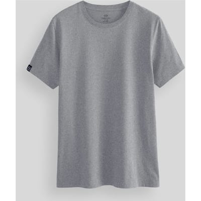 Heren Katoen Elastan Rondhals T-shirt