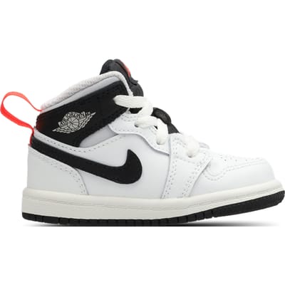 Jordan Aj1 Mid Babyschoenen - Wit - Maat 26 - Leer