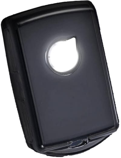Autosleutel Hoesje geschikt voor Volvo - Sleutelcover - TPU Cover Sleutelhoes - Accessoires - transparant,zwart