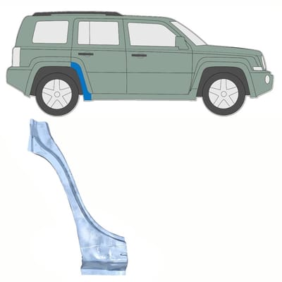 Reparatiepaneel achterspatbord voor Jeep Patriot 2006- / Rechts