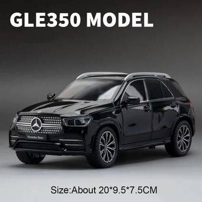 1:24 Gls63 Gle350 Model Legering Diecast Speelgoed Auto 6 Deuren Geopend Geluid Licht Terugtrekking Miniature Voertuigen Voor Jongens Verjaardagscadeaus
