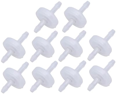 Barb Terugslagklep - Set van 10 stuks voor Waterstop - PP Materiaal - Ozonbestendig - 3mm Doorschijnend Membraan