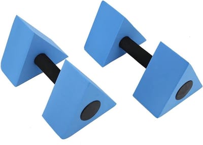 Driehoekige Dumbbell van EVA voor Watergewicht - Ideaal voor Kinderen en Fitness in het Zwembad, Oefeningen en Training
