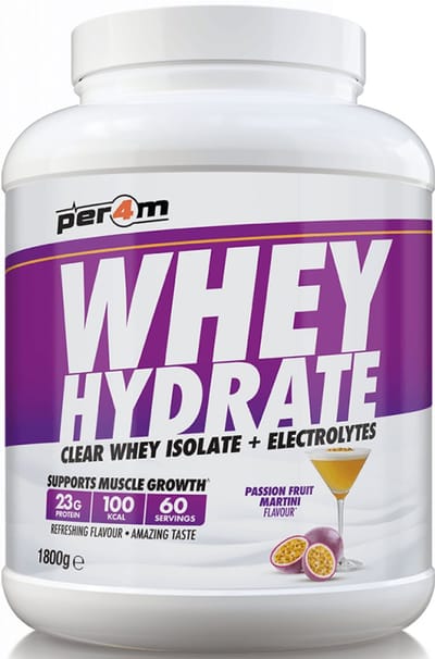Per4m Whey Hydrate (1800g) Passionfruit Martini - Eiwitten - Helder eiwit