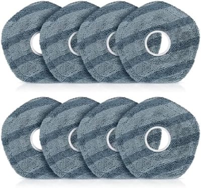 8 stuks wisdoeken, reserveonderdelen voor eufy X10 Pro Omni/X9 Pro robotstofzuiger, spin reinigingspads, reserveaccessoireset