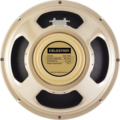 Celestion G12 Neo Creamback - Gitaarluidspreker - 31cm 12 inch - 60W 8 Ohm - Neodymium Magneet