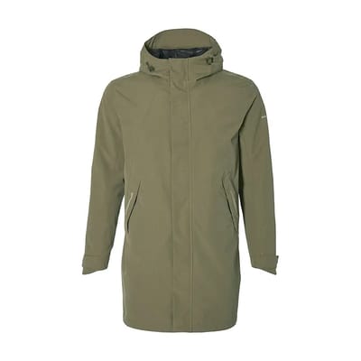 Basil Mosse Heren Regenjas - Olive Green - Maat S