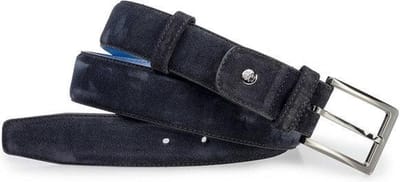 Floris Van Bommel Heren Riemen 75153 - Blauw