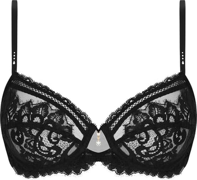 ACJ6035-desirs de venise-bh zonder vulling-zwart-85/100C