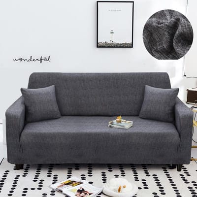 Geometrische Bankhoes Elastische Stretch Moderne Stoel Bankhoes Bankhoezen voor Woonkamer Meubelbeschermer 1/2/3/4 Zits Small 90-140cm
