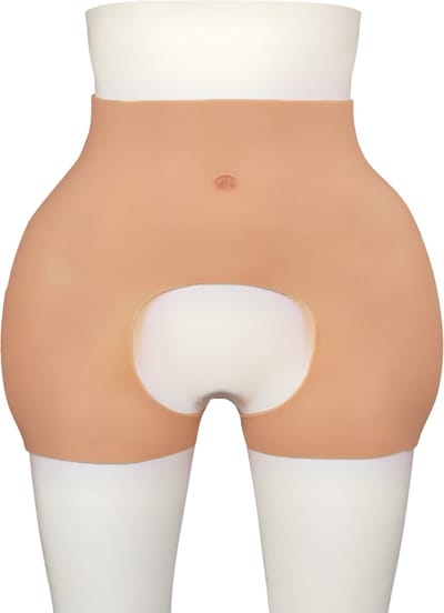 Bodysuit (kort model) - brede heupen en ronde billen - Crossdresser - Transgender - Mastectomie - Wearable body - kunstvagina - Femboy - Cosplay - vagina - 100% hypoallergene medische siliconen - Body4Everybody