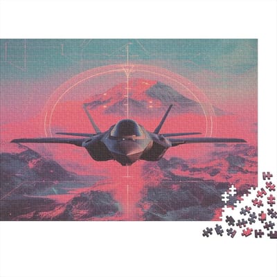 Vliegtuig Puzzel - 1000 Stukjes - Ontspanning Thuis - Hoge Resolutie Print - 75 x 50 cm