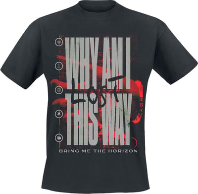 Bring Me The Horizon Why Am I This Way T-shirt zwart S - Katoen - Band merch, Bands