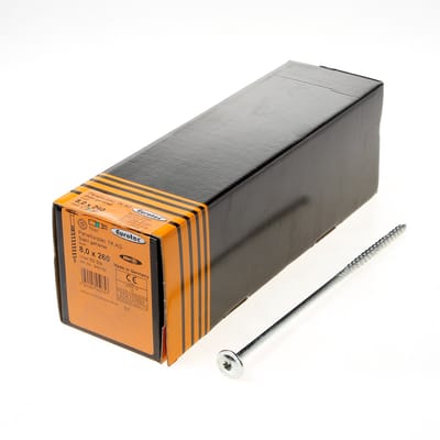 Eurotec Tellerkopschroef verzinkt T40 8x260mm (per 50 stuks)