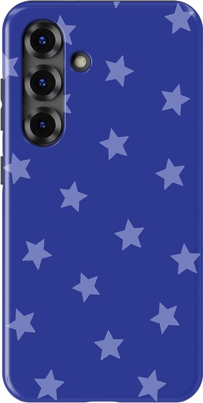 DripCase Hoesje Samsung Galaxy S25 FE | Sterren Design | Magnetisch Opladen | 2-in-1 Ontwerp | Stars Backcover Blue Moon