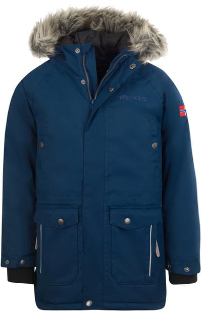 Trollkids Nordkapp Jas Blauw 110 cm Kinderen