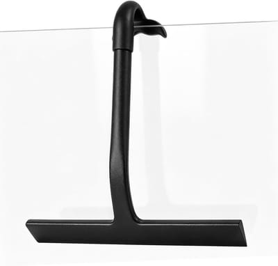 Douchewisser - Raamwisser Trekker - Streepvrij Reinigen - Eendelige Siliconen - 21 cm - Zwart