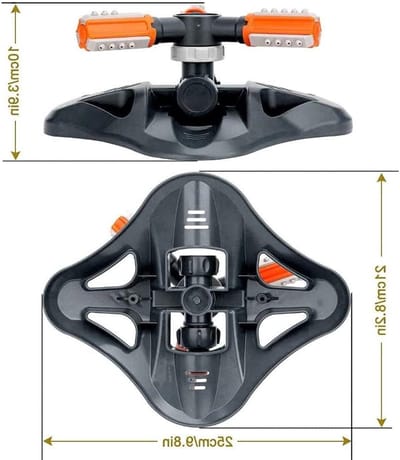 Automatische Rotatiesproeier voor de Tuin, 3 Armen, 360° Draaibaar, Ideaal voor Graszoden, Planten en Bloemen