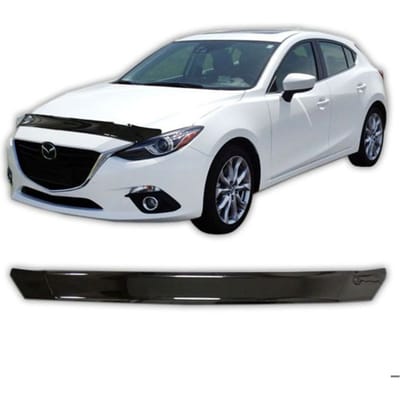 SCOUTT | Bra Capot Déflecteur Protection Pour Mazda 3 2013-2019 Berlina / Htb, Aérodynamique, Assemblage Facile