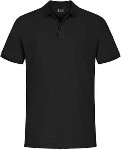 Herenpolo 'Promodoro' met korte mouwen Graphite - 5XL