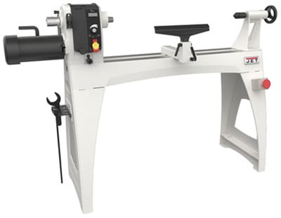 Houtdraaibank max. draaidiameter 470 mm centerlengte 970 mm 1,5 kW 230V elektronische variabele snelheden Jet JWL-1840EVS-M