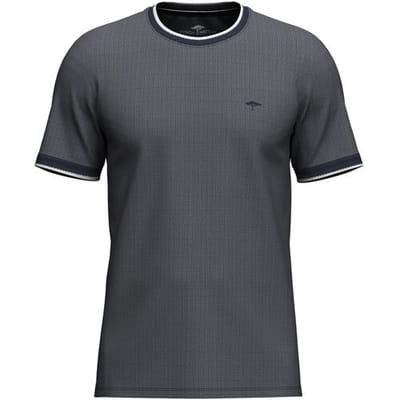 Fynch-Hatton T-Shirt Two-Tone Fine Tipping Contrast Navy / male