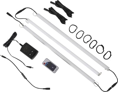 Bo-Camp - Tentverlichting - Slim Tube - 3 LED strip - Dimbaar - 22W
