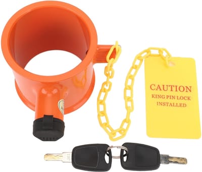 Dailygoods- Zadelkoppelingsslot robuust - Diefstalbestendig - Eenvoudige installatie - Inclusief reservesleutel - Geschikt voor campers/boot - Verhoogde veiligheid - Aanhangslot